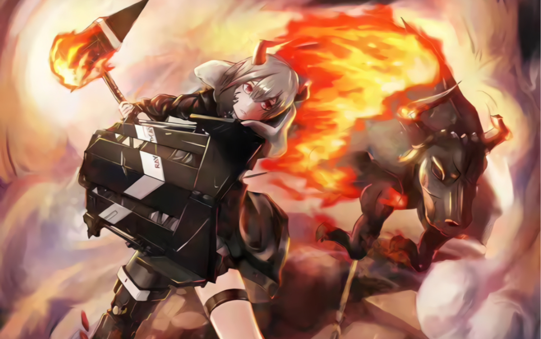明日方舟—纪念自己火神满潜的一个视频_哔哩哔哩_bilibili