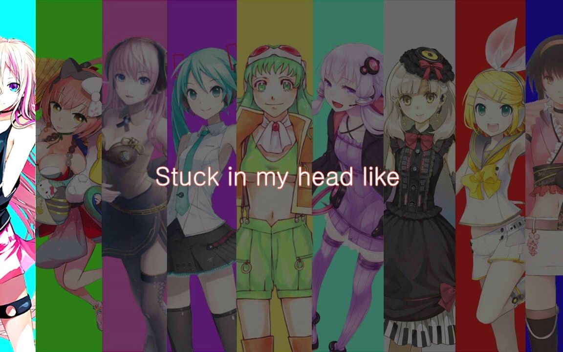 [图]【VOCALOID】TWICE - STUCK IN MY HEAD - COVER