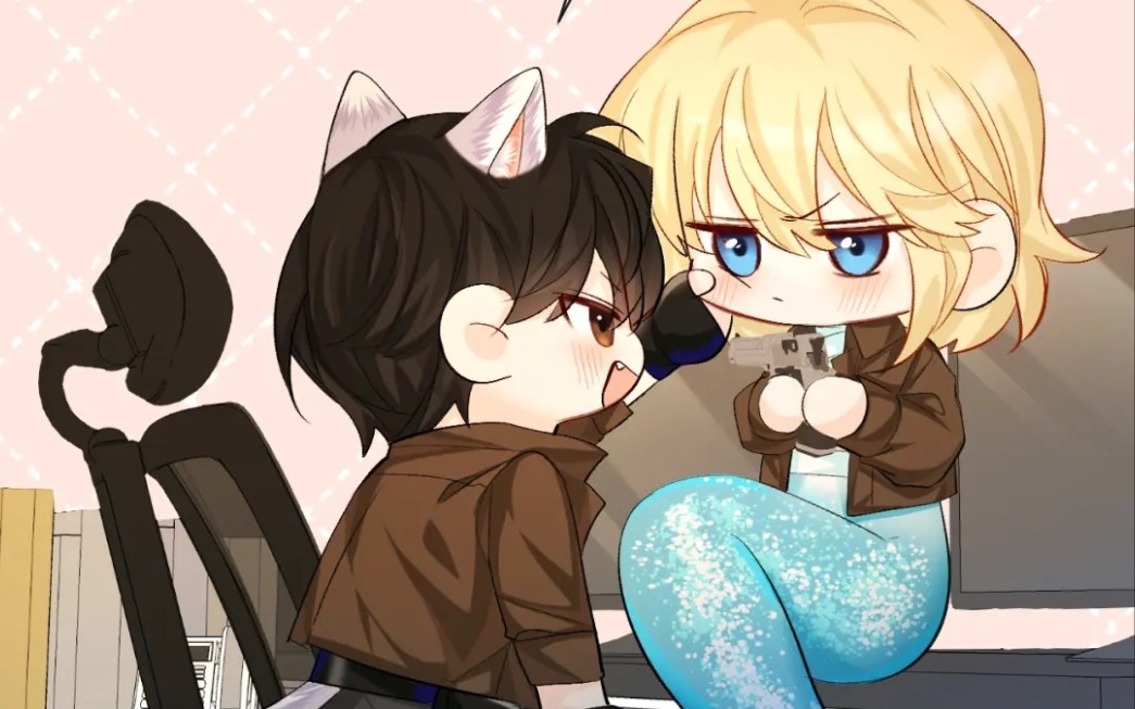 《人鱼陷落》漫画,被小狮子气到的啵啵鱼～