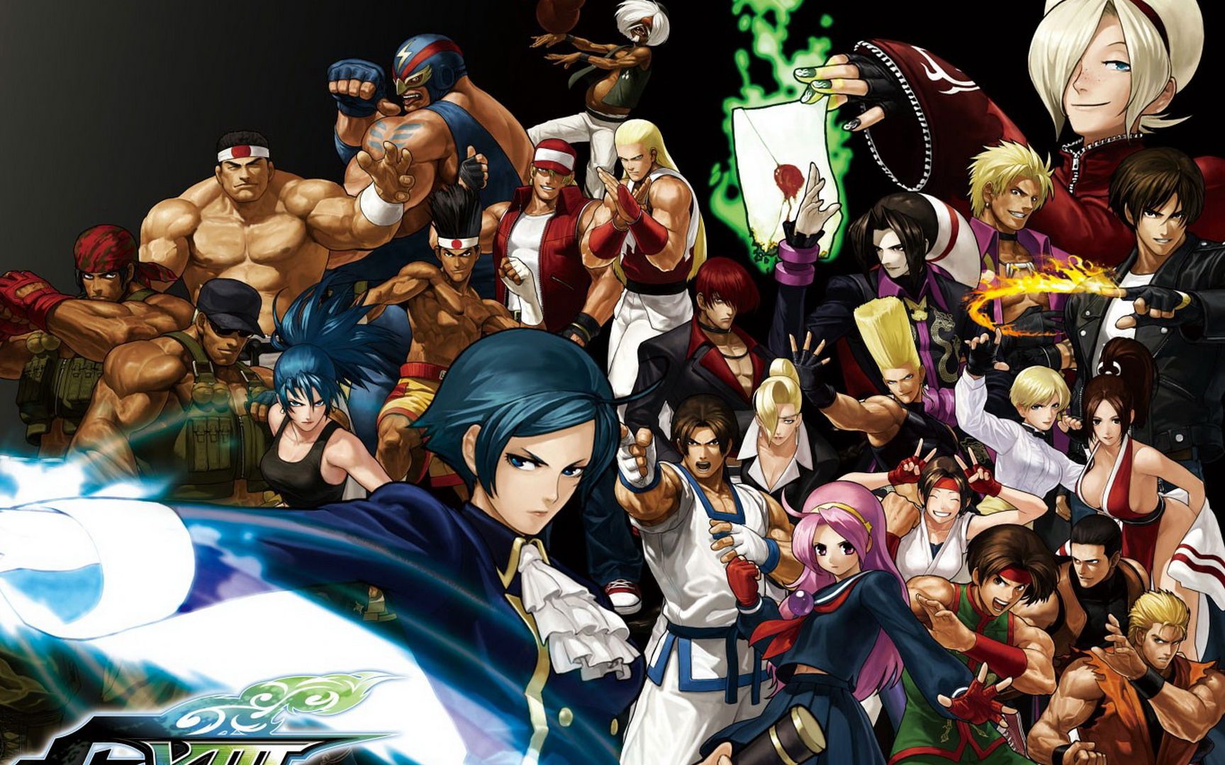 mugen人物对战(冰炎库拉篇)