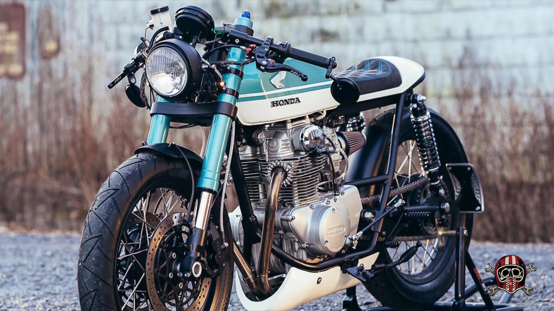 本田cb350 改装cafe racer风格复古摩托车