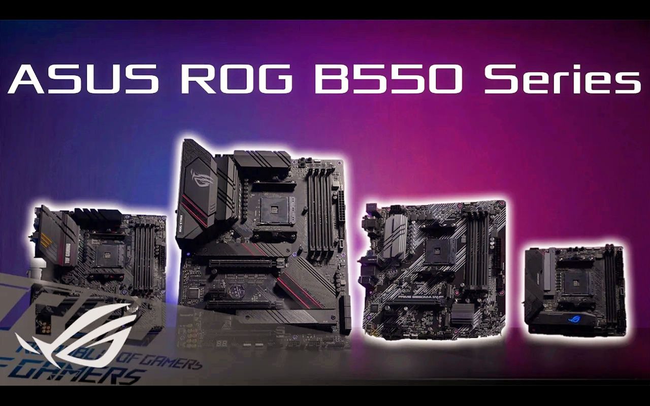 华硕 b550 系列主板 宣传影片
