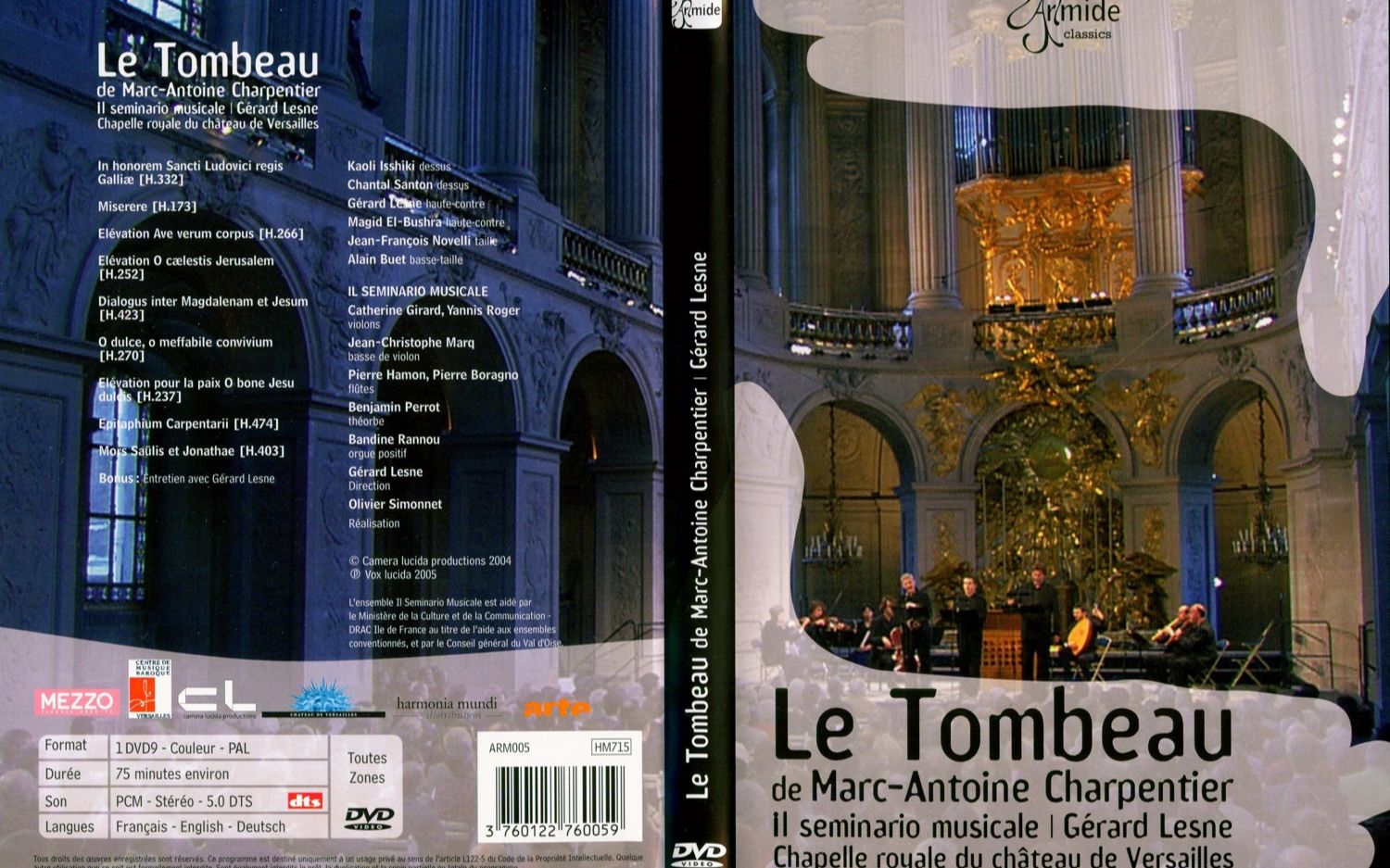 marc-antoine charpentier 马克-安东尼·夏庞蒂埃 le tombeau de