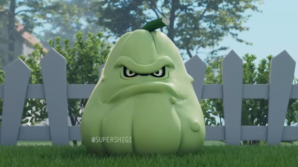 pvz:窝瓜笑起来的样子太治愈了!