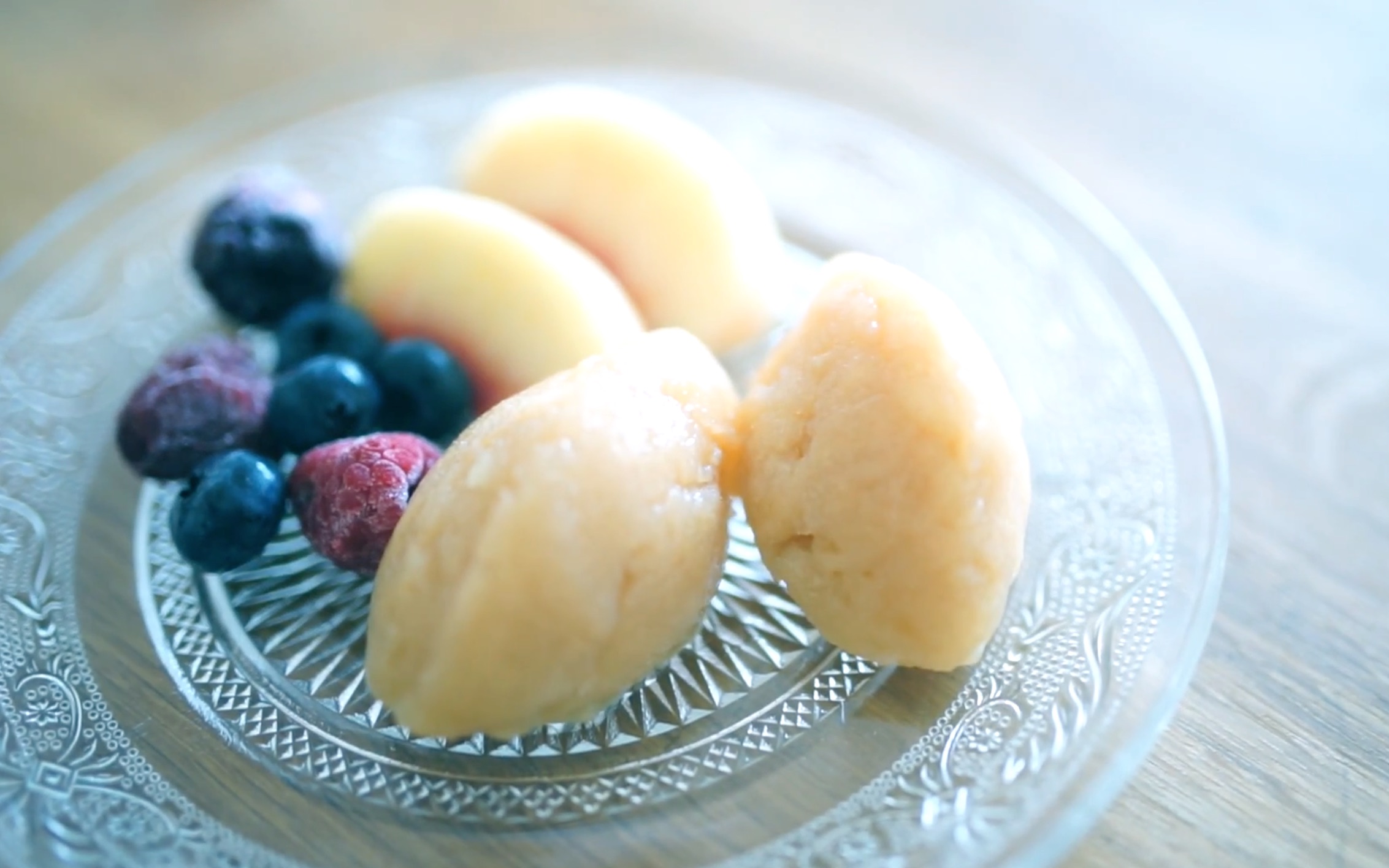 简单美味的桃果子露冰淇淋 | vegan kitchen【日】