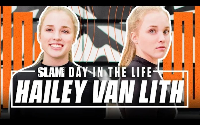 中文字幕球技颜值于一身haileyvanlith篮球日常