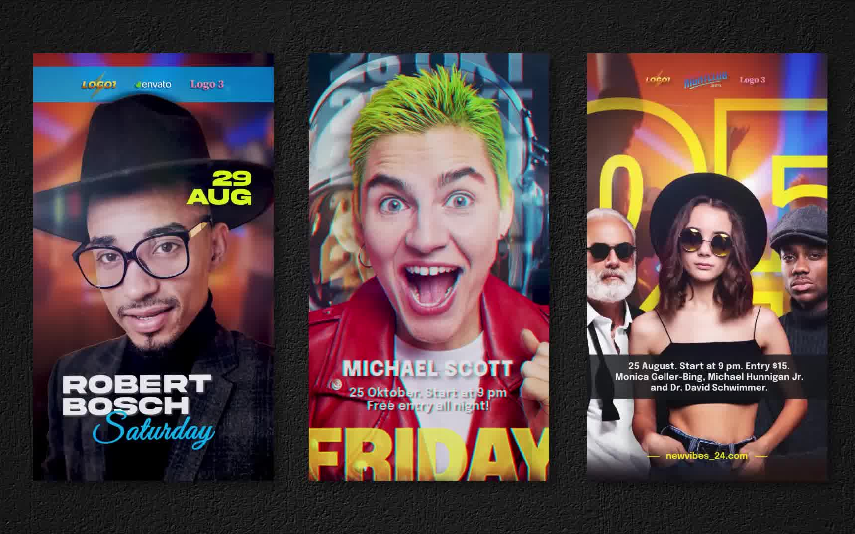 ae横模板-明星人物超酷酒吧ktv歌手音乐海报music乐队夜总会演唱会