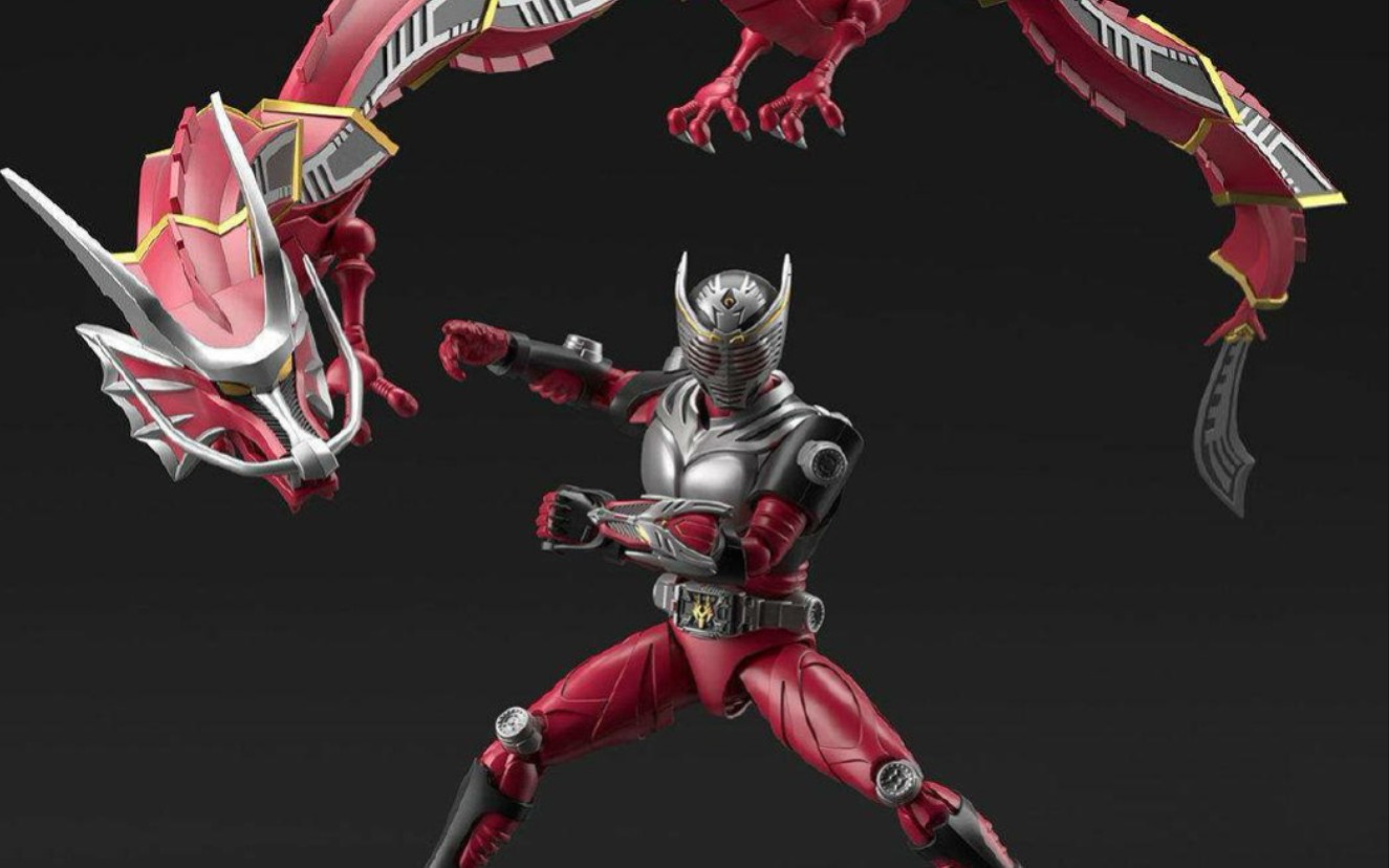 龙骑粉看到了就来听听revolution,万代frs假面骑士龙骑拼装!