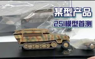 Descargar video: 挑战全网最精细成品251装甲车模型 某品牌1:72评测