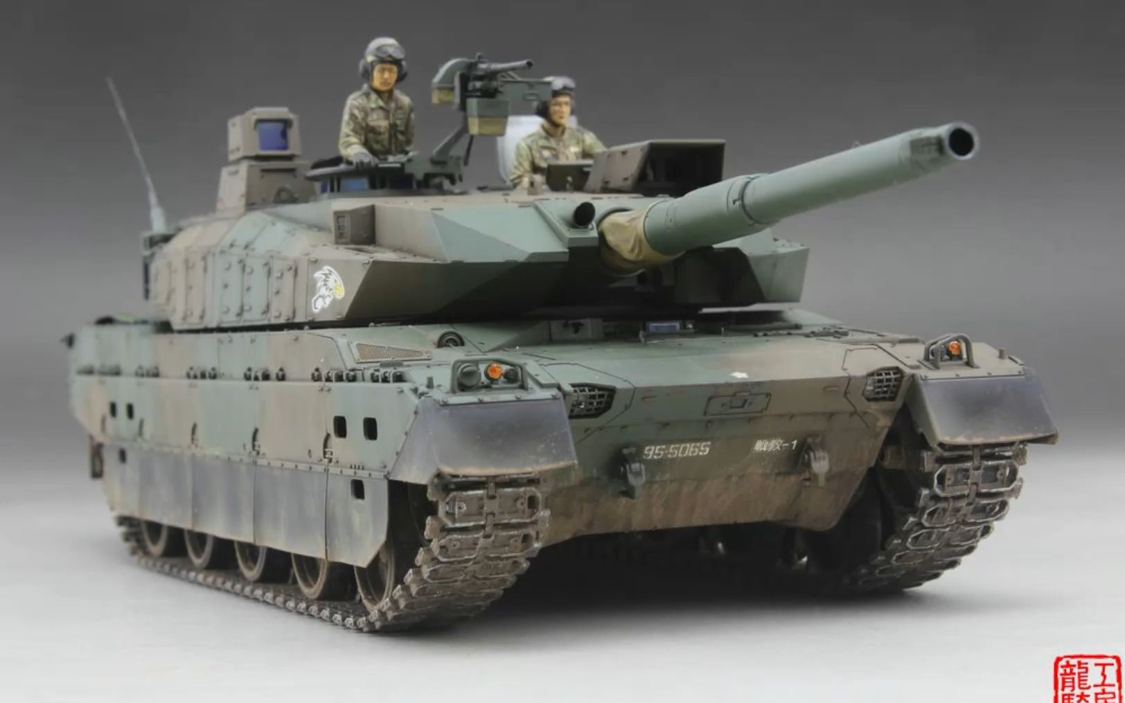 坦克模型:田宫1/35日本陆上自卫队10式主战坦克._哔哩哔哩_bilibili