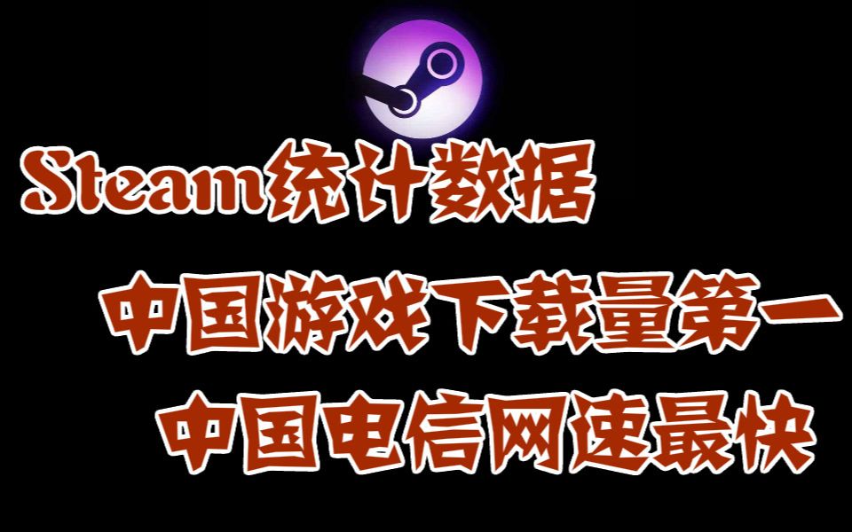 Steam统计数据公布中国游戏下载量第一,中国电信网速最快,蠢驴平台免费领2款游戏,机甲战魔上架steam哔哩哔哩bilibili