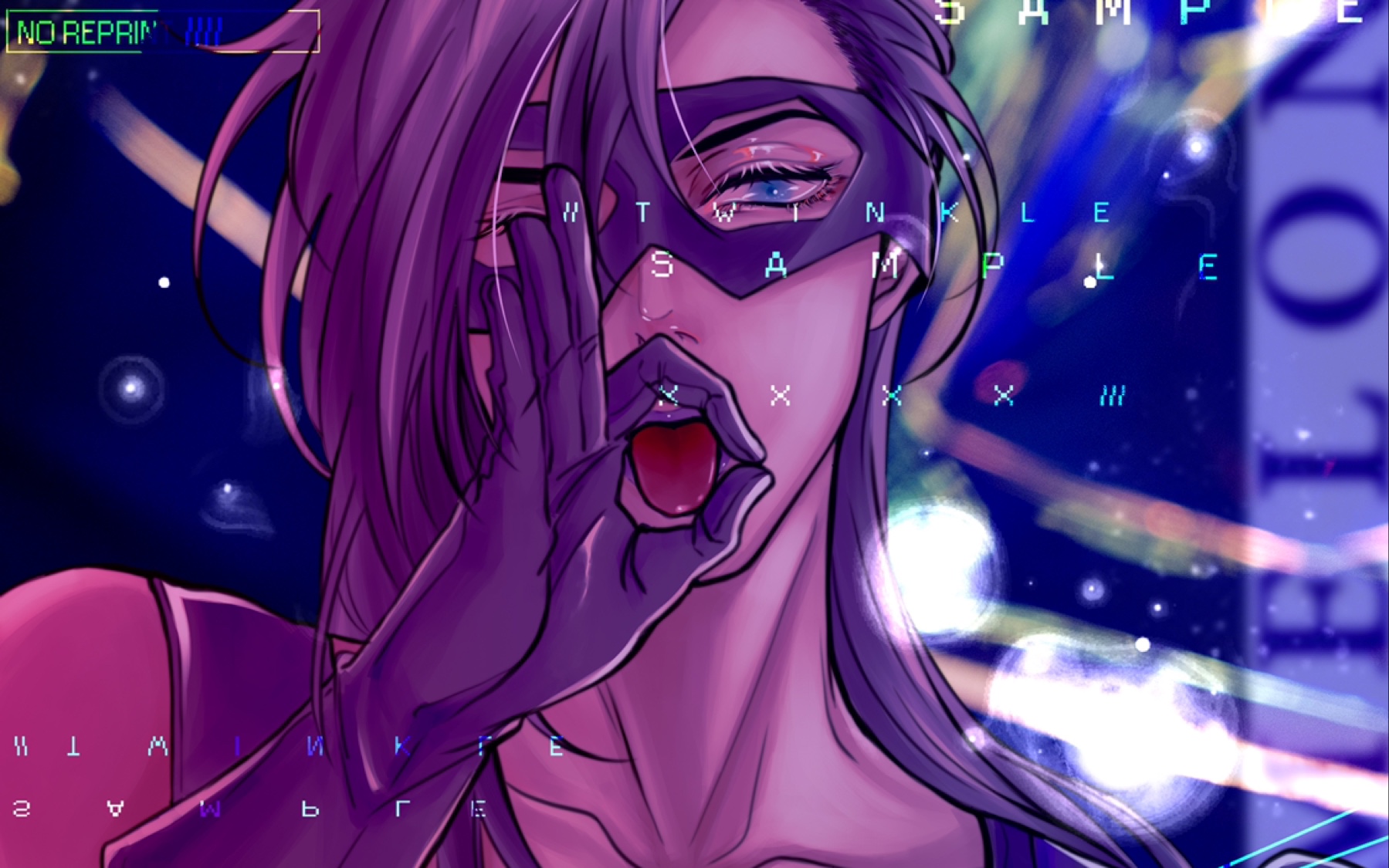 【板绘过程】梅洛尼_jojo黄金之风_sai2勾线上色_哔哩哔哩 (゜-゜)つ