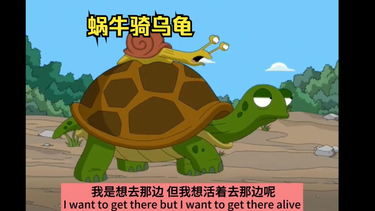 蜗牛骑乌龟