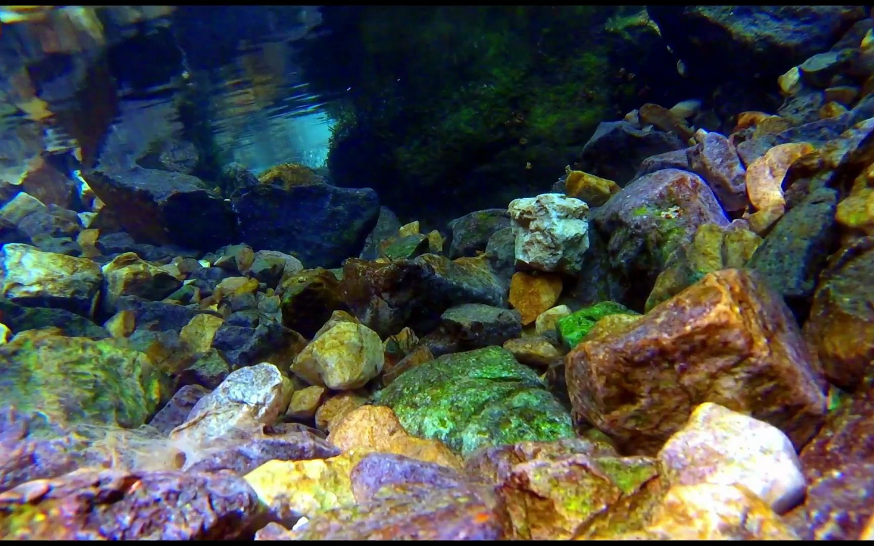 暗流怂恿的水底声