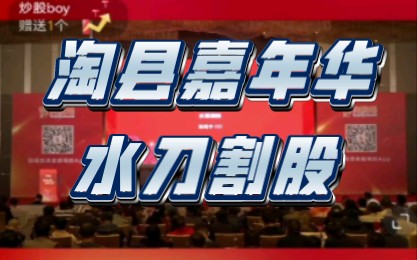 淘县嘉年华年会,水哥重磅分享价值投机模式与24年方向哔哩哔哩bilibili