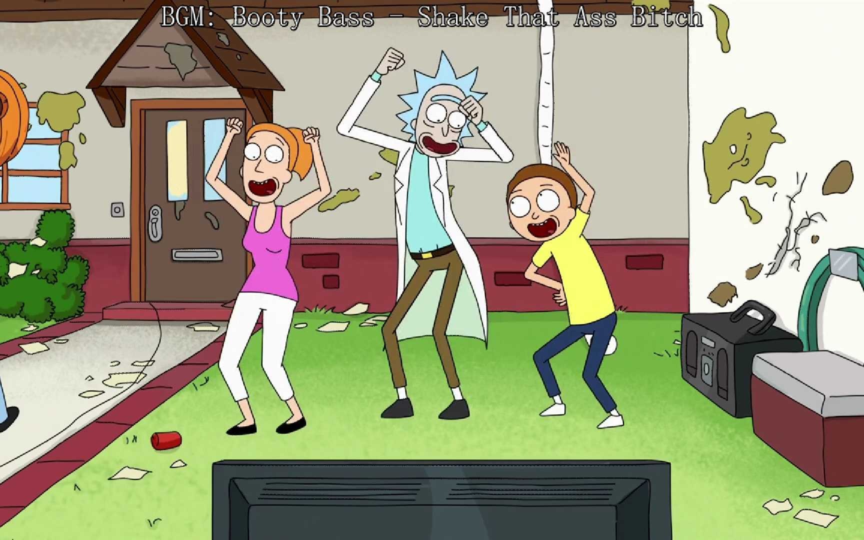 瑞克和莫蒂第一季第十一集洗脑神曲rick之舞