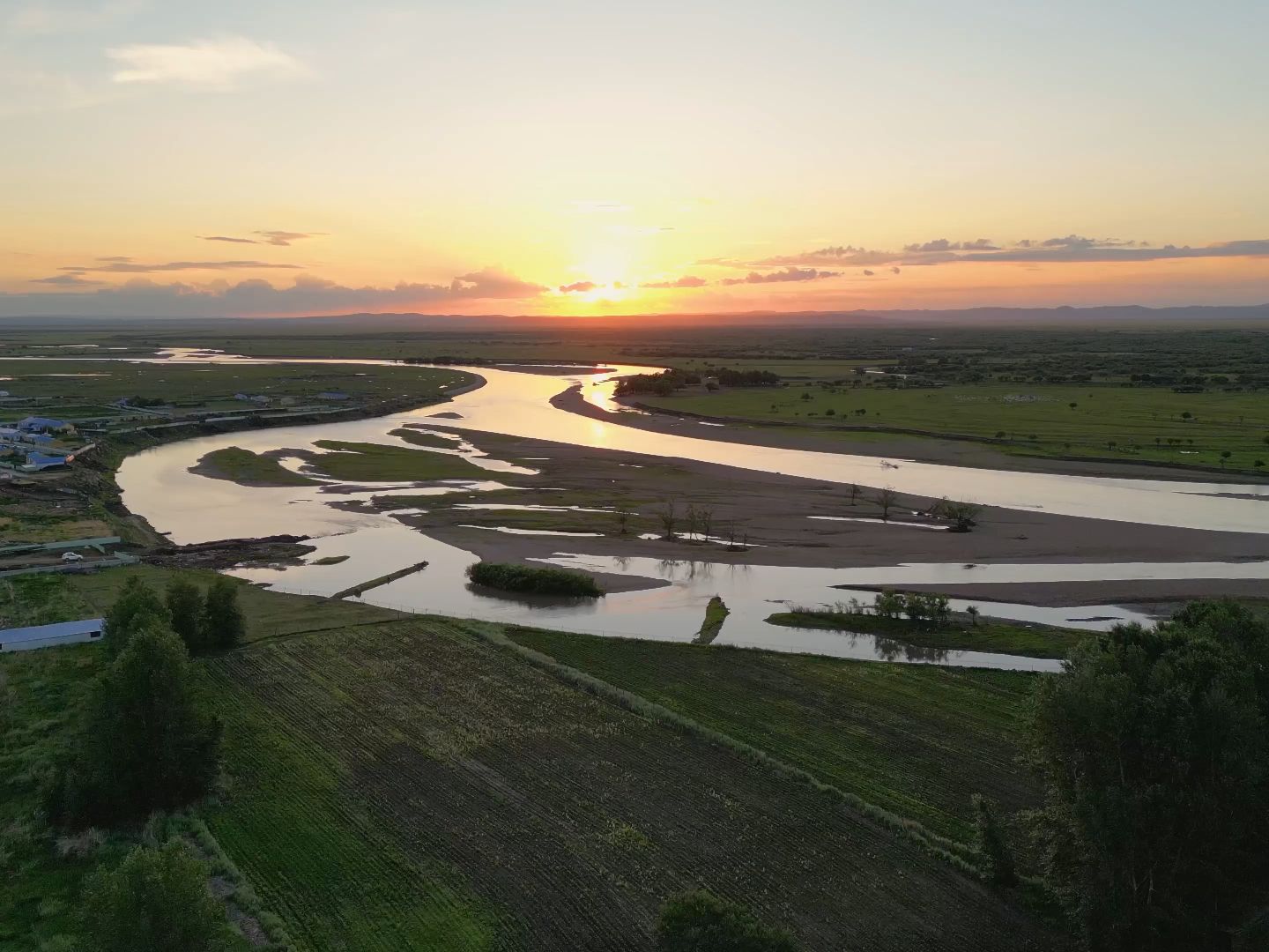 春节特辑【初八】:内蒙古-额尔古纳河畔的日落西山