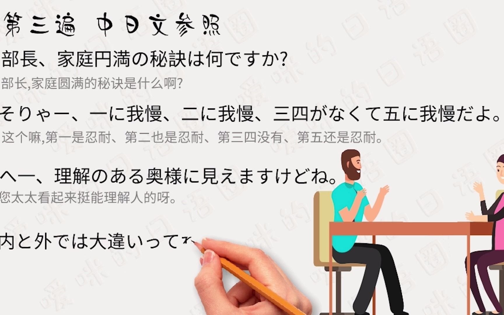 生活日语|奥様は、とても优しい方だそうですね.听说您太太非常体贴呀.哔哩哔哩bilibili