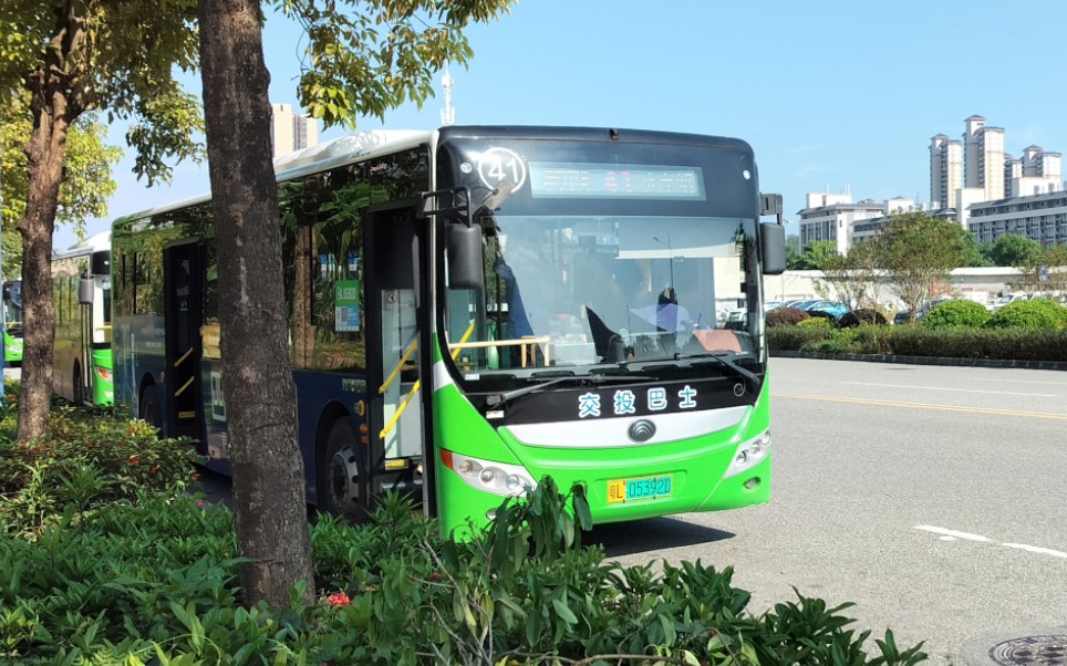 【此片暂发纯享】惠州市公交41路(火车站—城市职业学院)全程前座延时