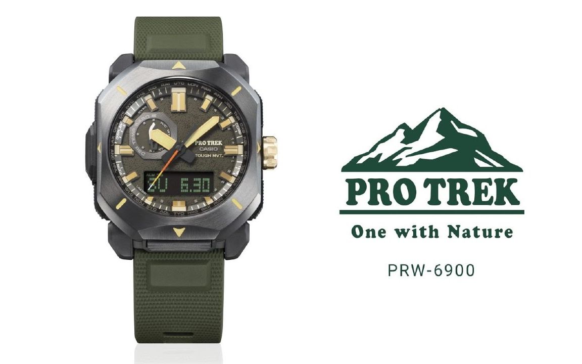 粗犷硬朗的野外生存感!卡西欧登山系列 PRW6900 来临! CASIO PRO TREK PRW6900哔哩哔哩bilibili