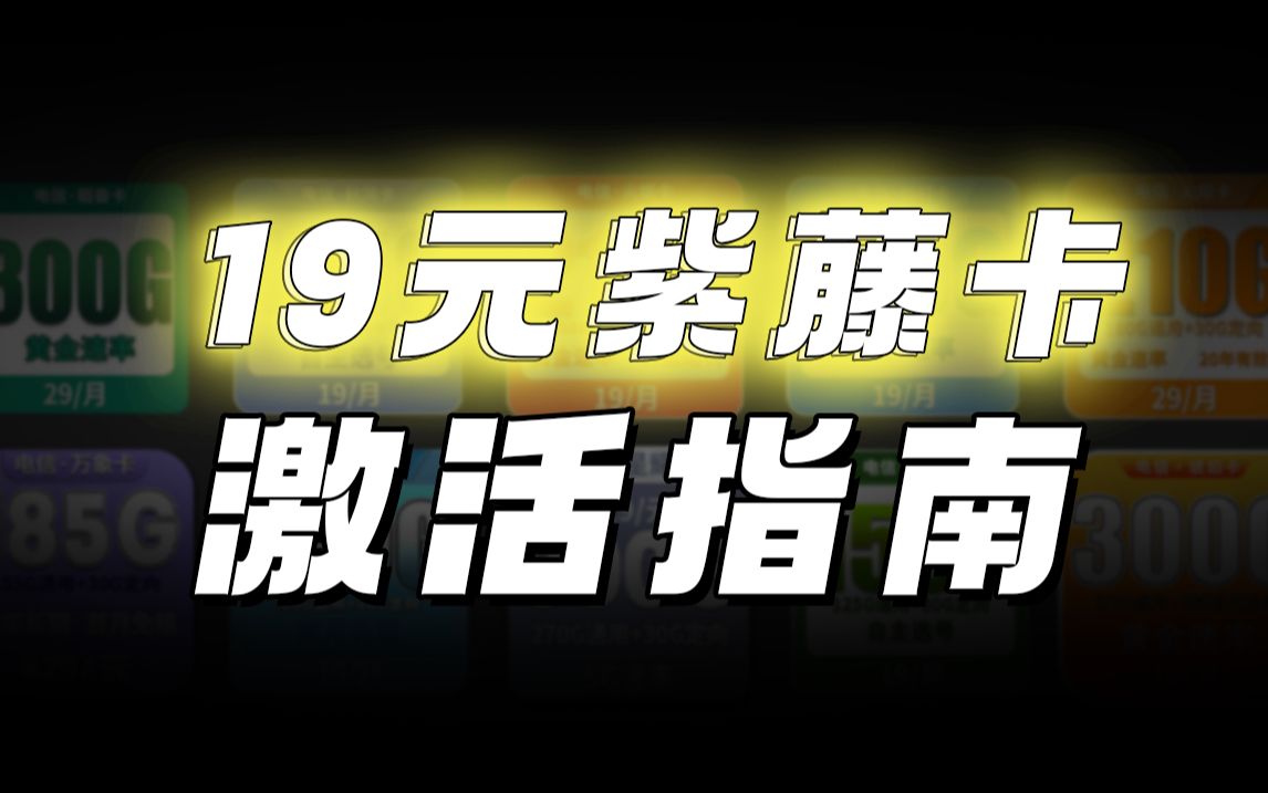 事关你的钱袋子!紫藤卡19月租如何做到的,185G+白金速率用起来有多爽~2024流量卡推荐、电信移动联通5G电话卡、手机卡、流量卡推荐/电信万象卡、...