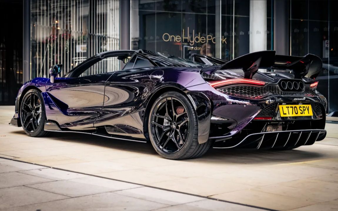 价值50万美刀的mso colour shift 迈凯伦765lt spider在伦敦交付