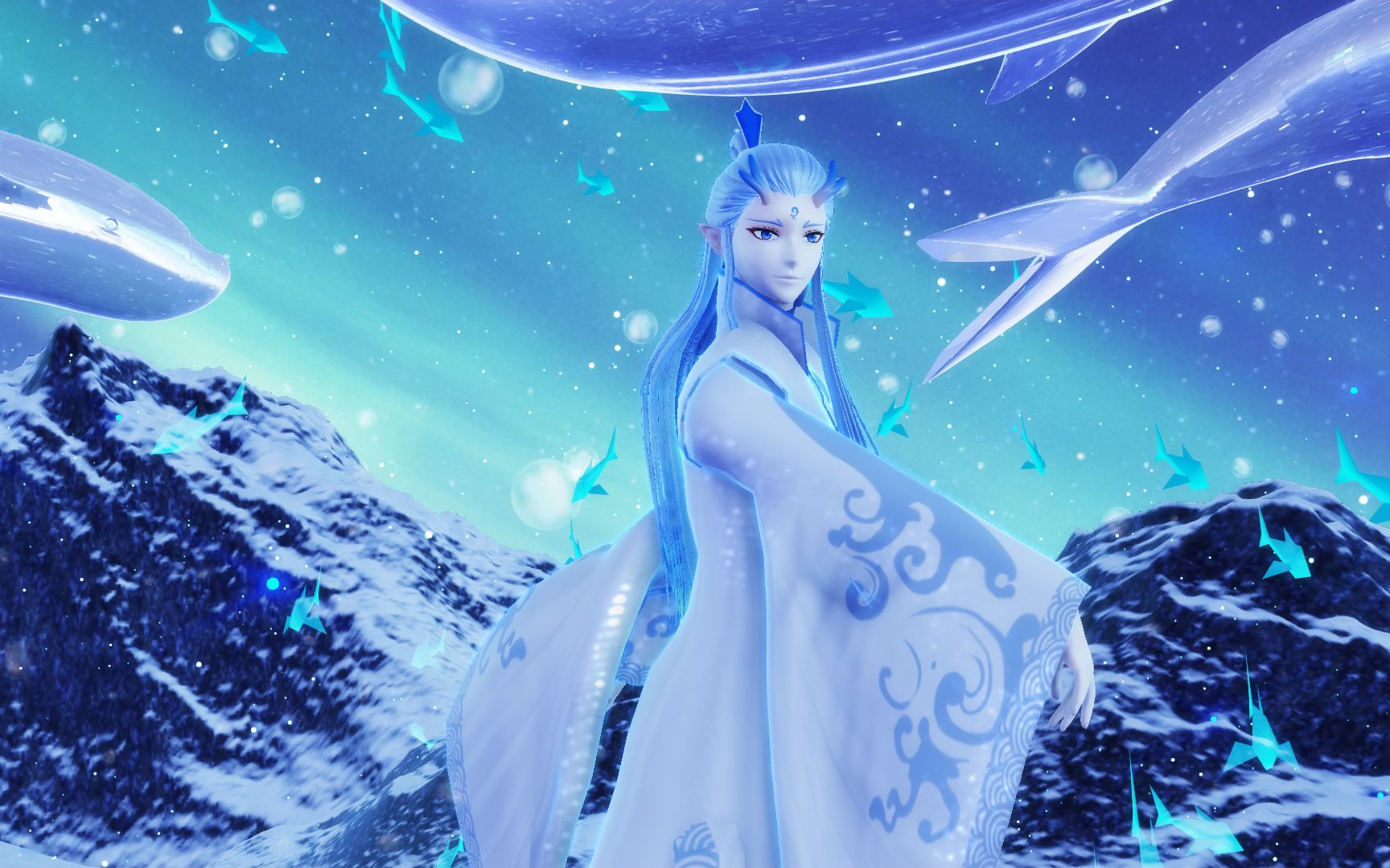 敖丙mmd十殿前君来闯挽君走一场绿式敖丙的长生诀哪吒之魔童降世电影