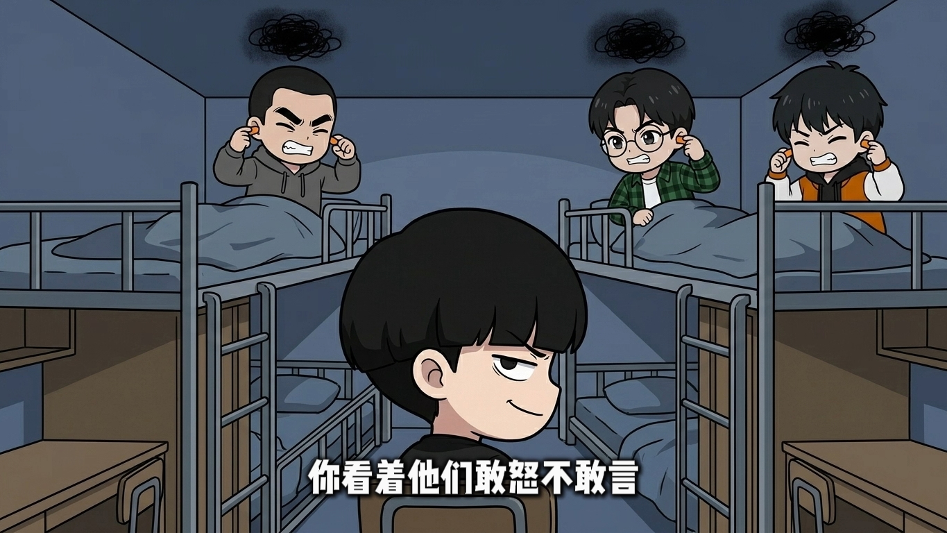今日体验:大学宿舍外放大叫哥反被舍友真实...#大学 #外放 #人生副本