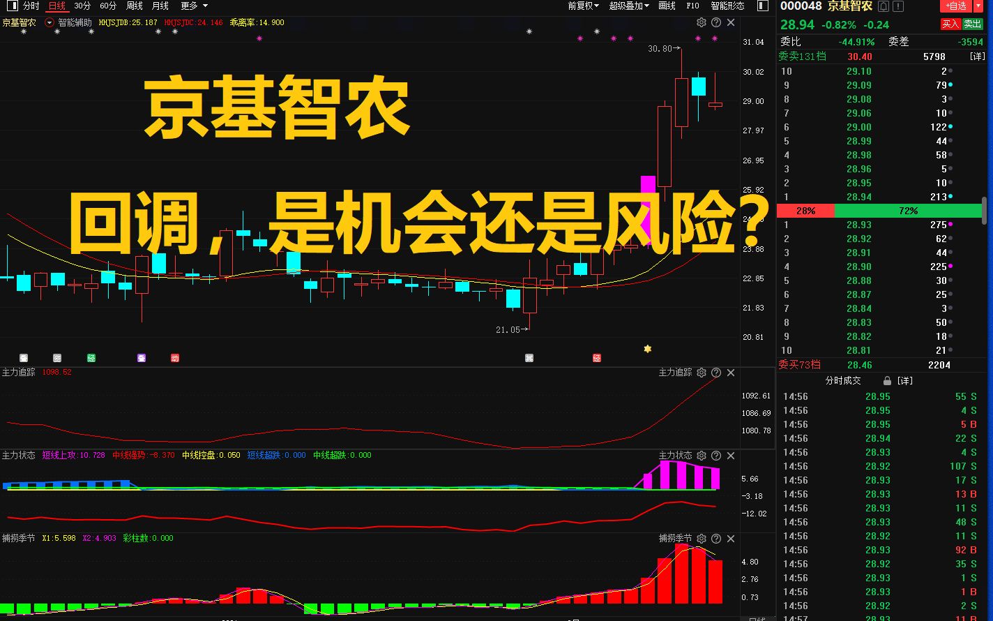 京基智农:回调,是机会还是风险?哔哩哔哩bilibili