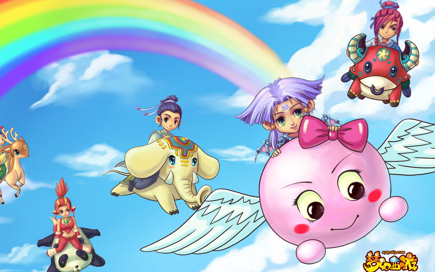 【修改】梦幻群侠传5唯美版 神兽春暖花开