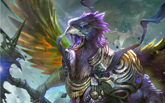 鸟人《迦楼罗》山海经