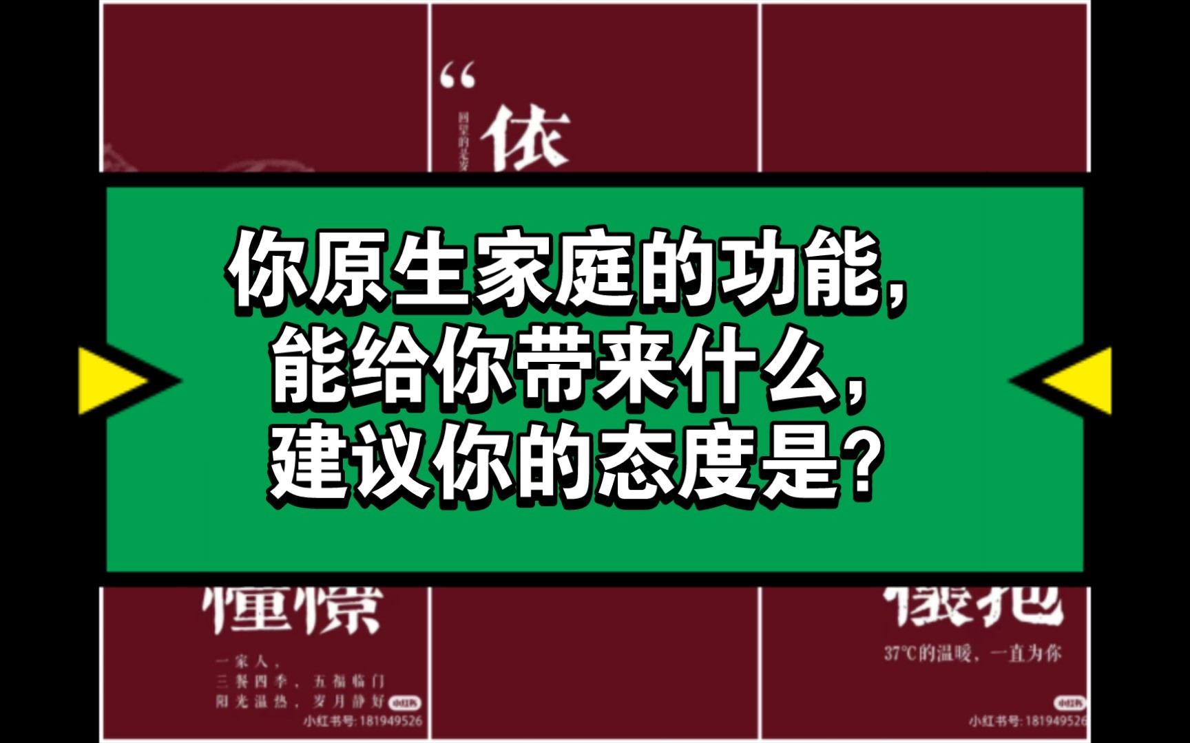 【一馨清泉】你原生家庭的功能,ta能给你带来什么?以及牌面建议你对此的态度是?(大众视频仅供娱乐,杜绝封建迷信)哔哩哔哩bilibili