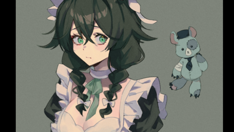 【绘画过程】女仆装千冬