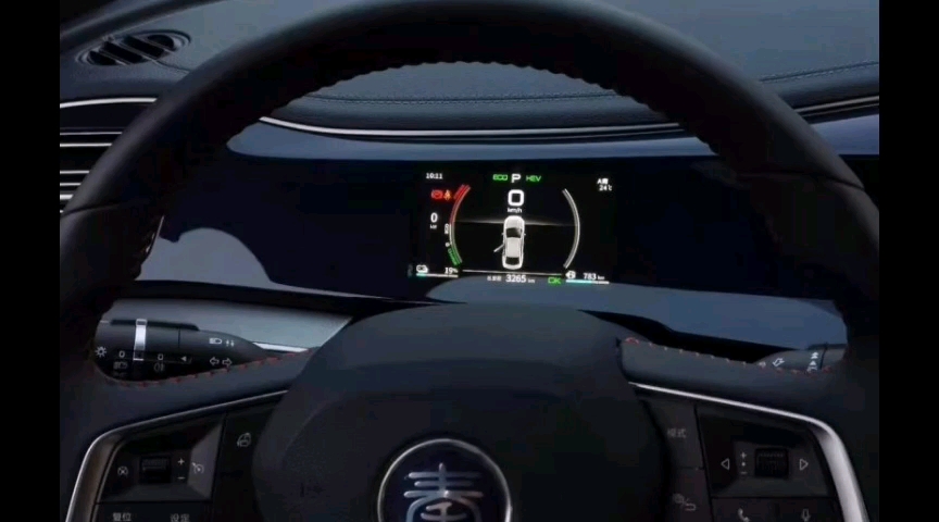 秦plusdmi改版后的仪表盘