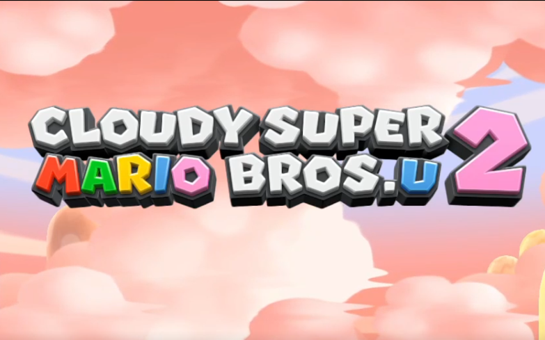 [图][新超马U改版] Cloudy Super Mario Bros. U 2 初见实况全收集流程