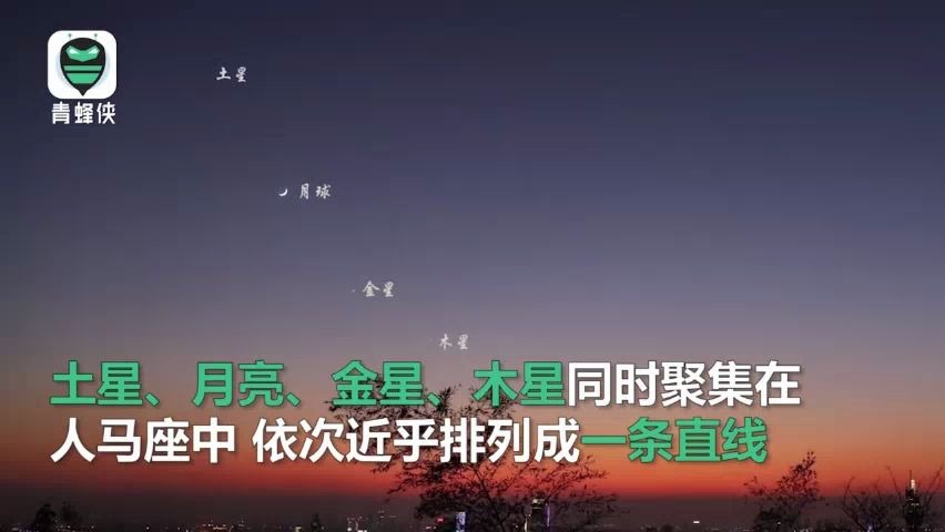 [图]四星连珠！