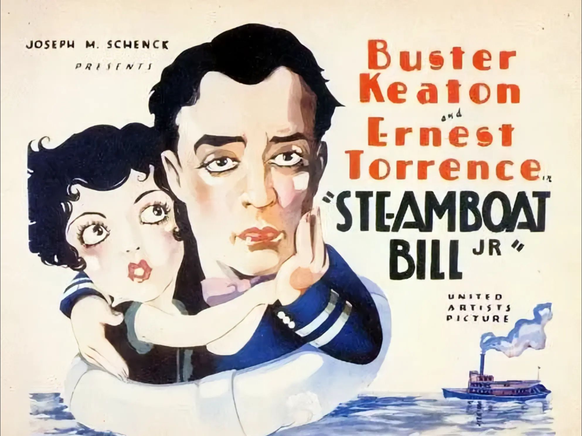 [图]船长二世/小比尔号汽船 Steamboat Bill, Jr. (1928)