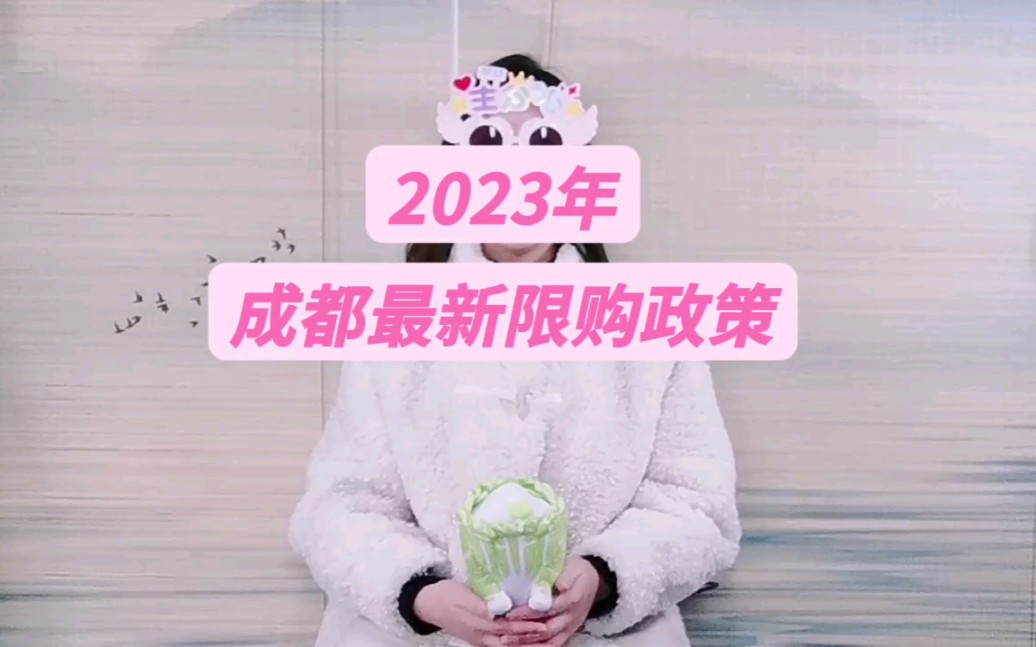 2023年成都最新限购政策下,谁会是最终“赢家”?哔哩哔哩bilibili