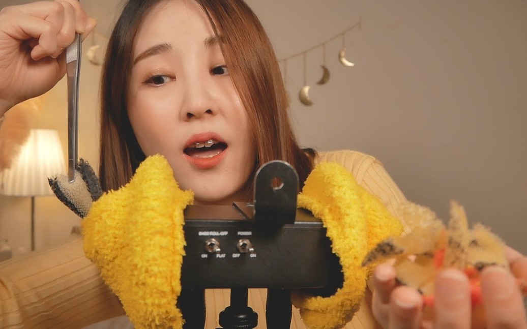 rappeler令人称赞的海绵块的声音r姐掏耳助眠