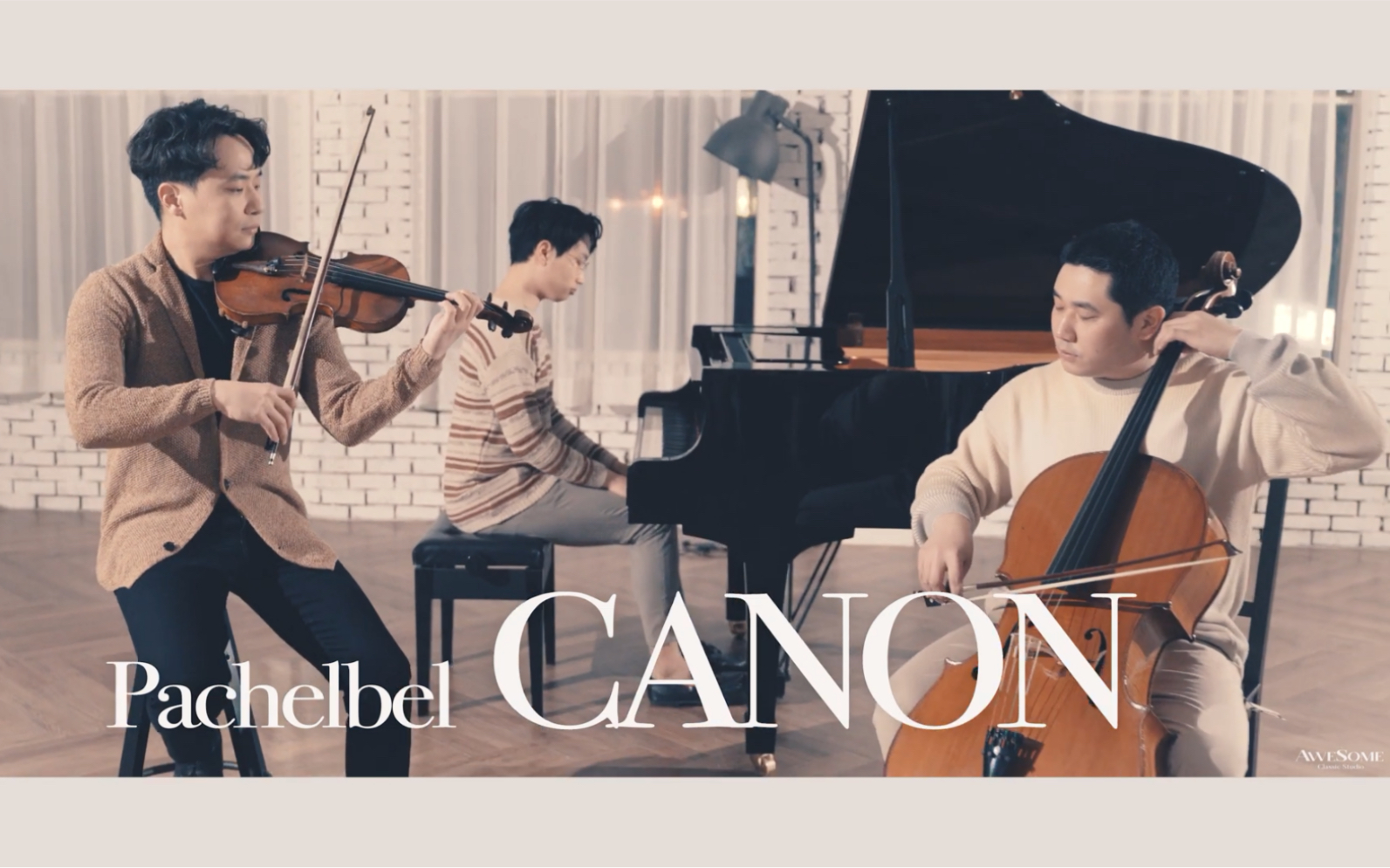 [图]D大调卡农-帕赫贝尔 & 小提琴 大提琴 钢琴 - 三重奏 Canon in D (Pachelbel's Canon)Violin,Cello&Piano