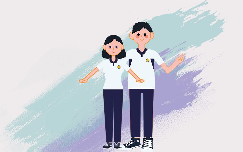 校园人物插画练习