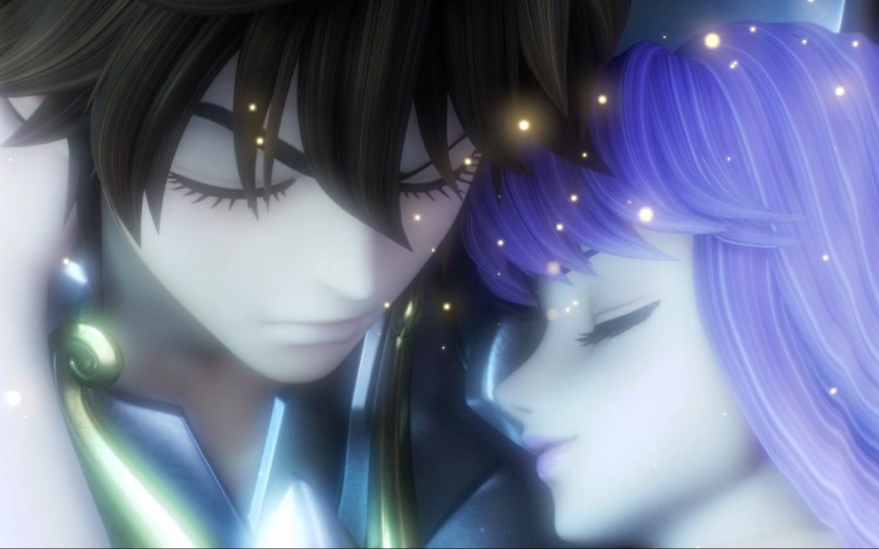 重制版星矢与纱织跳崖