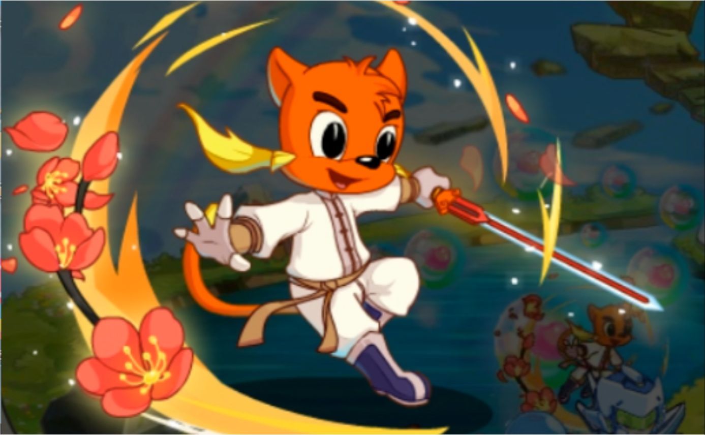 种族值808 血脉 十专属 联动神宠虹猫即将降临 洛克王国虹猫技能特效