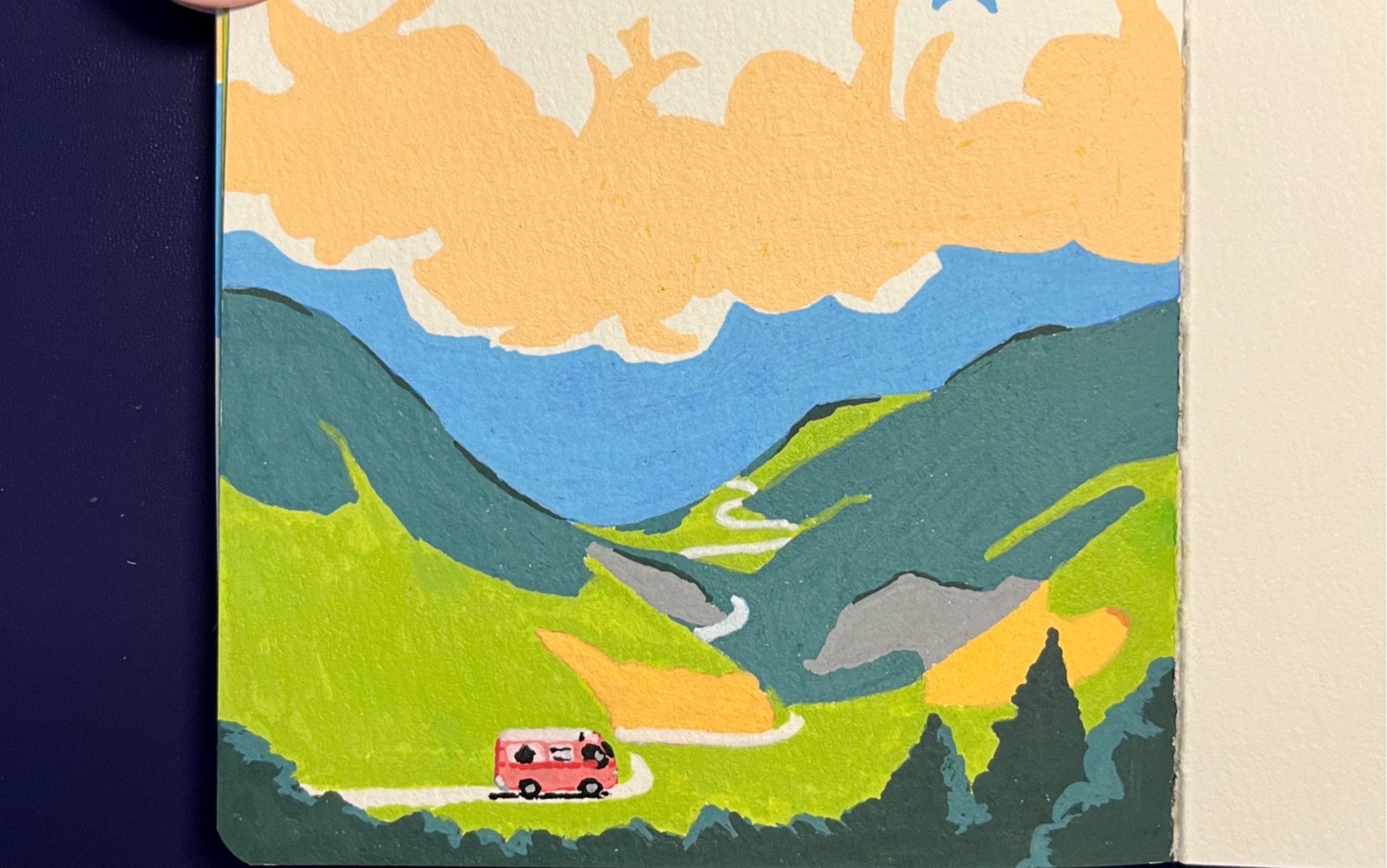 熊童子的丙烯马克笔丨kento iida作品临摹_哔哩哔哩_bilibili