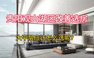 Download Video: 贵阳改善选房，观山湖区的大平层项目，到底该怎么选择呢？