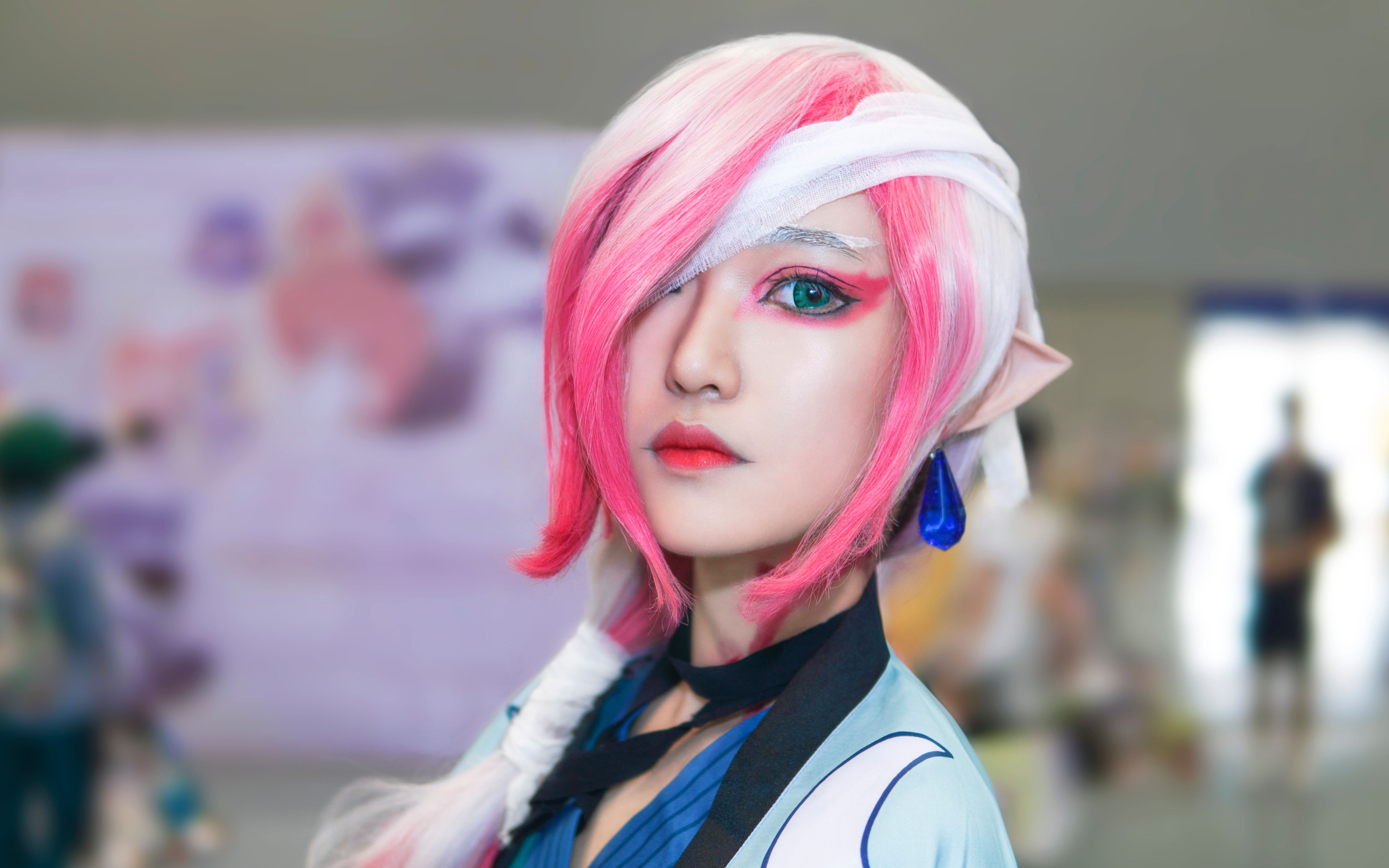 cosplay 一目连 ps修图