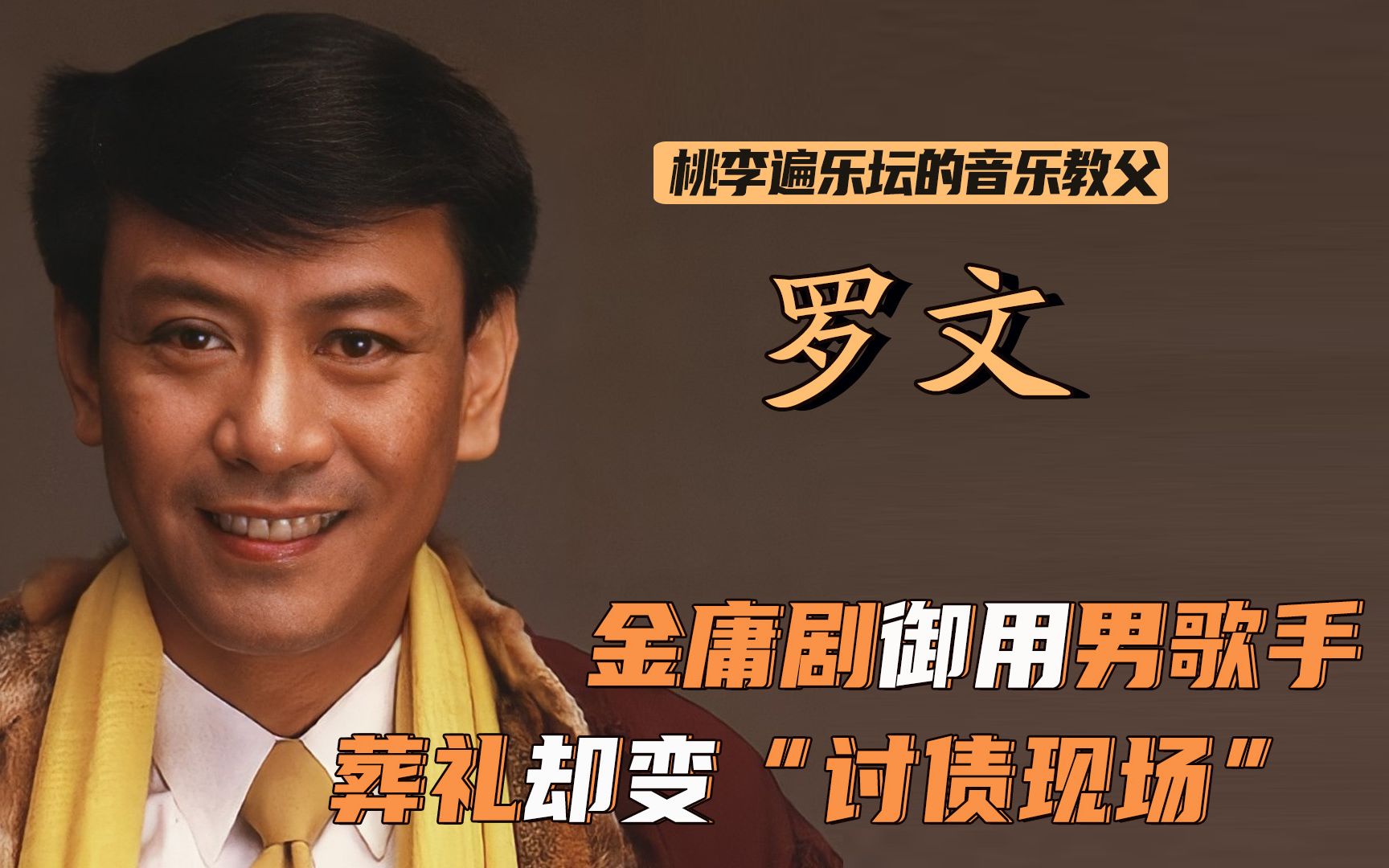 罗文:金庸剧御用男歌手,去世轰动港圈!