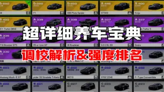 Download Video: 全网最细极品飞车集结养车指南！全车强度分析调校推荐！