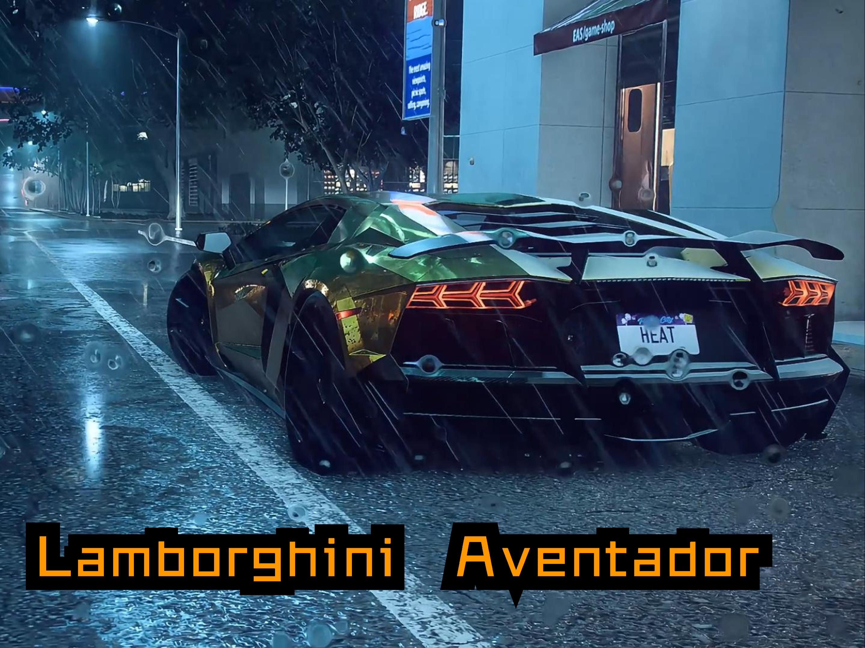 极品飞车21热度 兰博基尼aventador 试驾