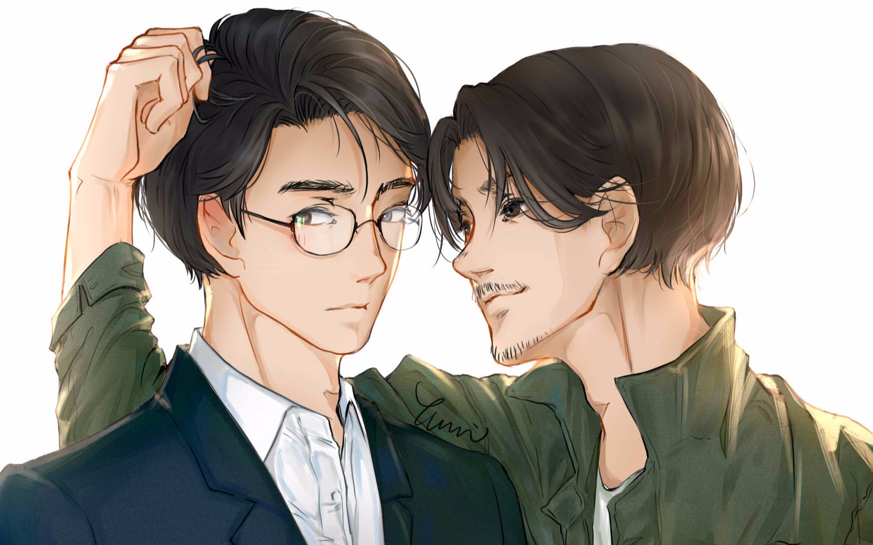 【板绘录屏】[巍澜] 我怎么就那么喜欢害羞的沈教授呢(笑